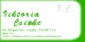 viktoria csipke business card